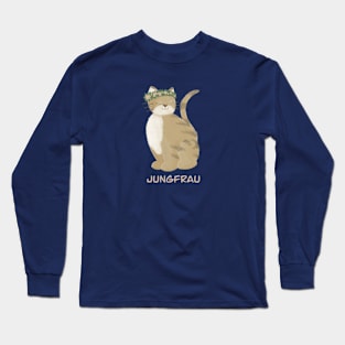 Jungfrau Katze Star sign Long Sleeve T-Shirt